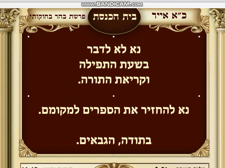 הכרות עם התכנה